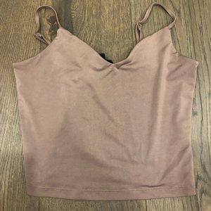 Double Lined pink tank top